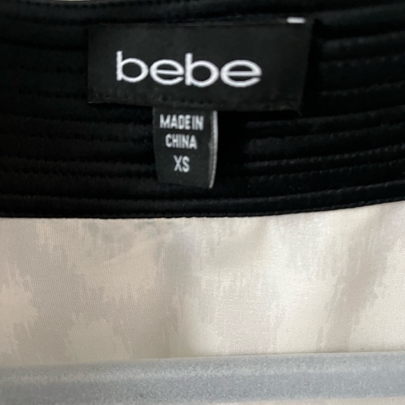 Bebe XS animal print top - Picture 3 of 3